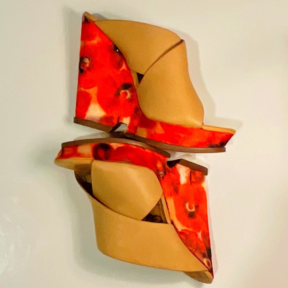 SAM EDELMAN Jorgia Platform Sandles Size 9 NWT